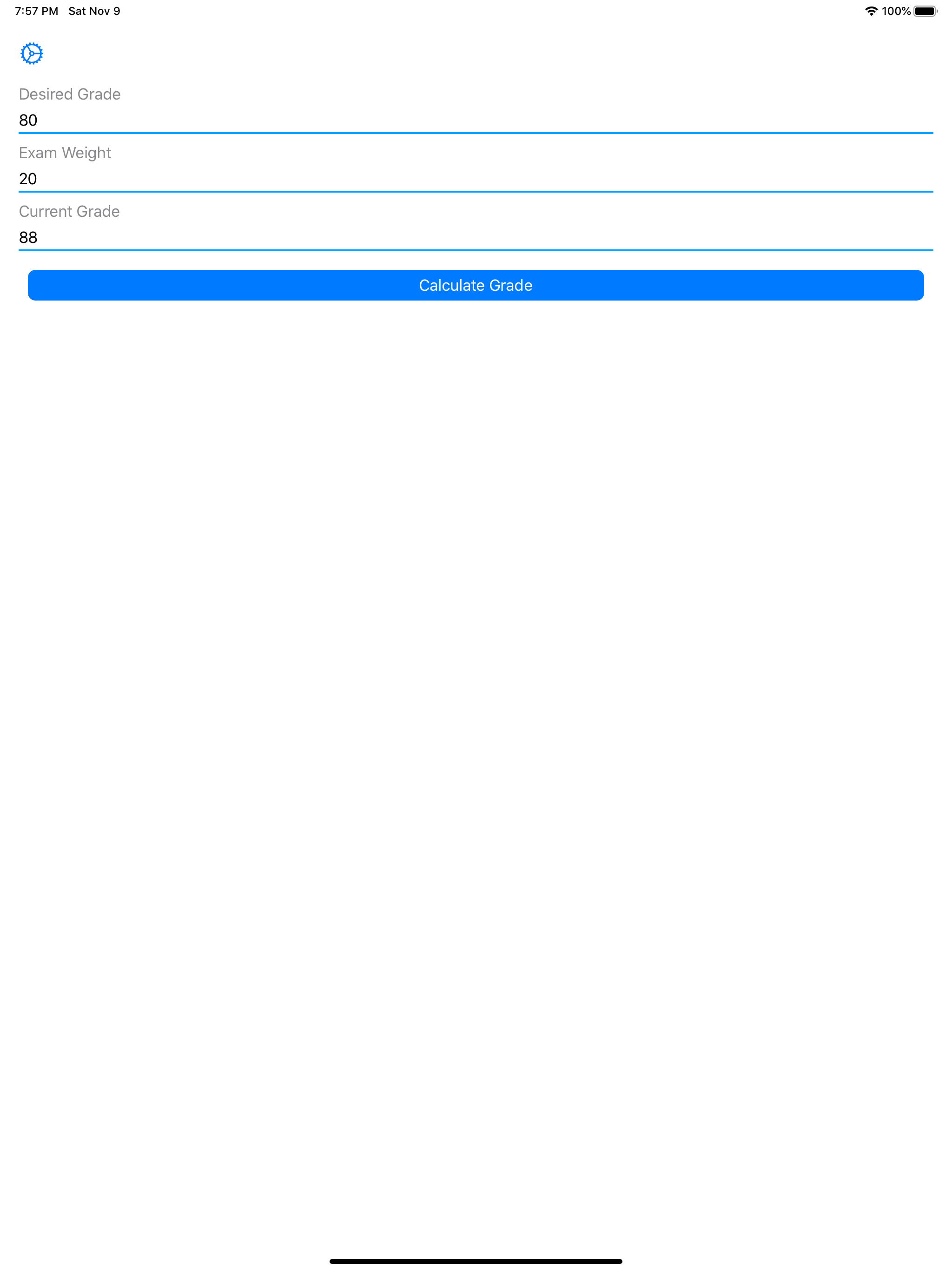Finale-Final Grade Calculator