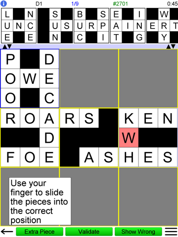 Jigsaw Crossword screenshot 3