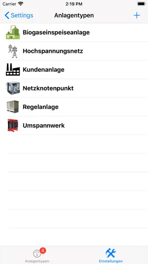 Screenshot von MySMS auf dem iPhone 7