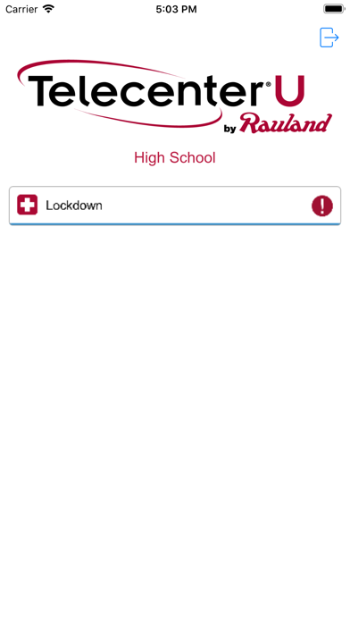 Telecenter U Emergency Screenshot