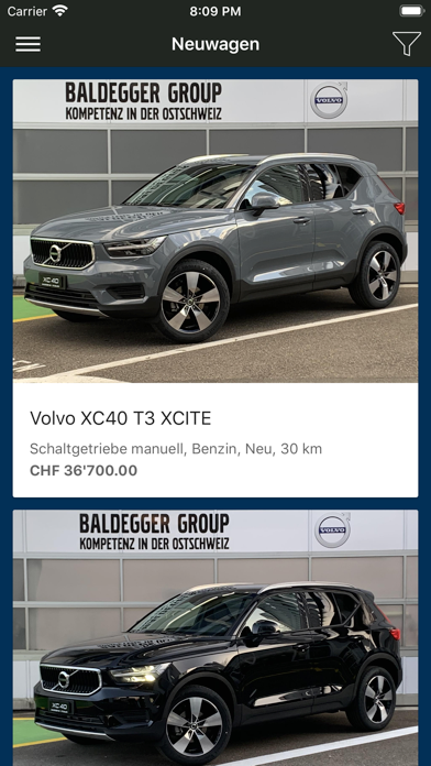 Screenshot #3 pour Baldegger Automobile AG