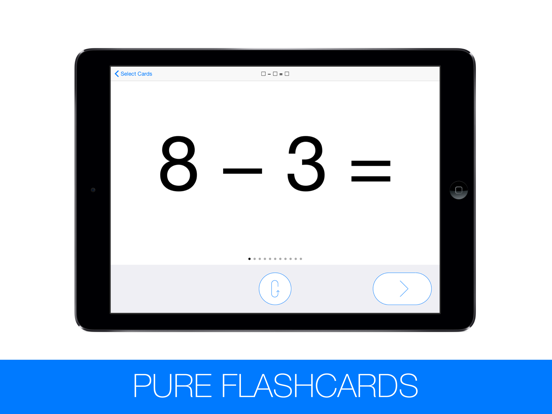 Screenshot #4 pour Pure Flashcards Subtraction