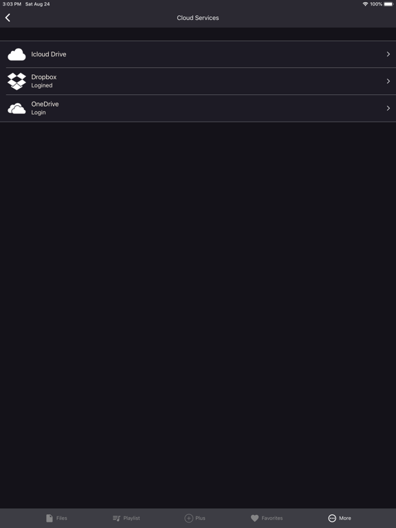 IZMusic iPad screenshot