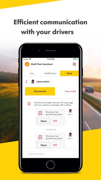 Screenshot #1 pour Shell Fleet Assistant