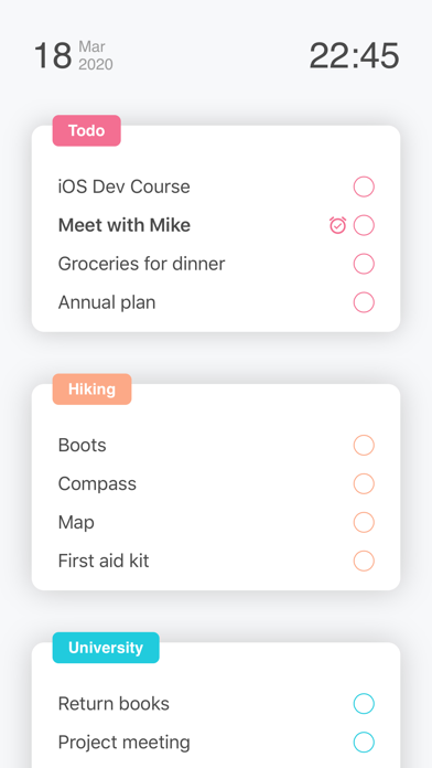 Listify - Simple Todo App Screenshot