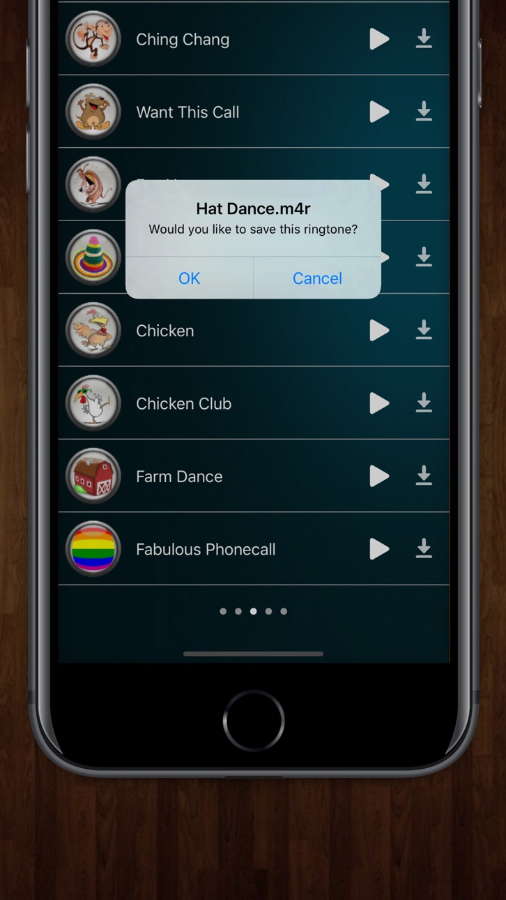 iPhone screenshot