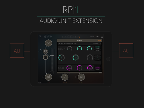 RP-1 Delay iPad app afbeelding 3