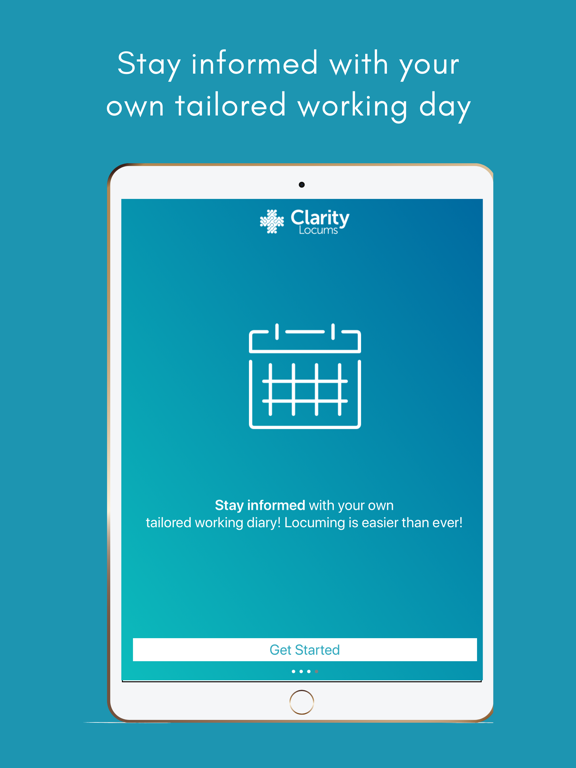 Clarity Locums iPad screenshot 4 - Business app