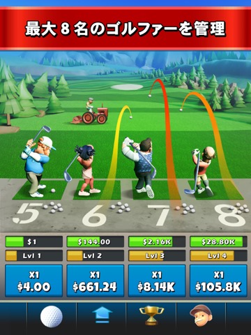 Idle Golf Tycoon (カジュアルゴルフ)のおすすめ画像1