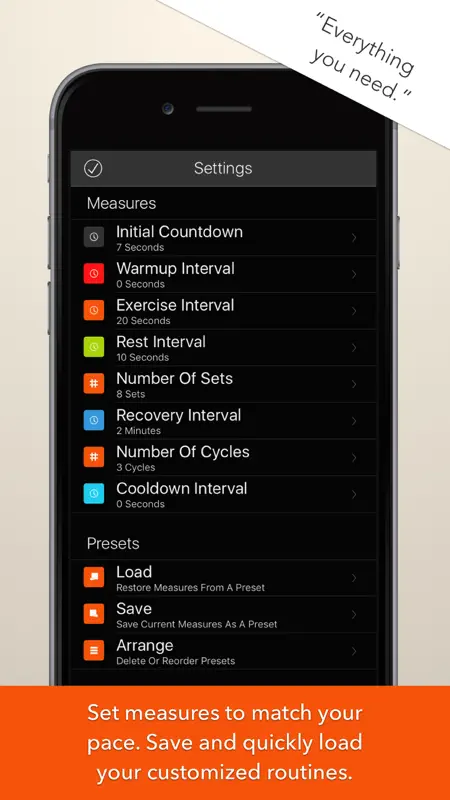 Tabata Stopwatch Pro (Paid) screenshot 3 of 5