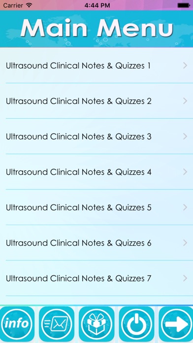 Ultrasound Clinical Test Bank Screenshot
