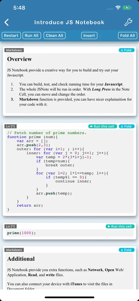 JS.Notebook