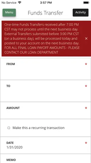 Ohnward Bank & Trust screenshot 2