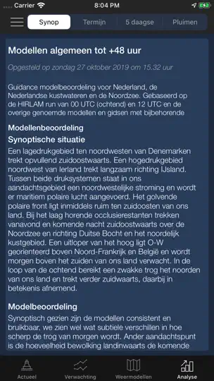 Screenshot von Zeeweer - Maritieme App auf dem iPhone 6