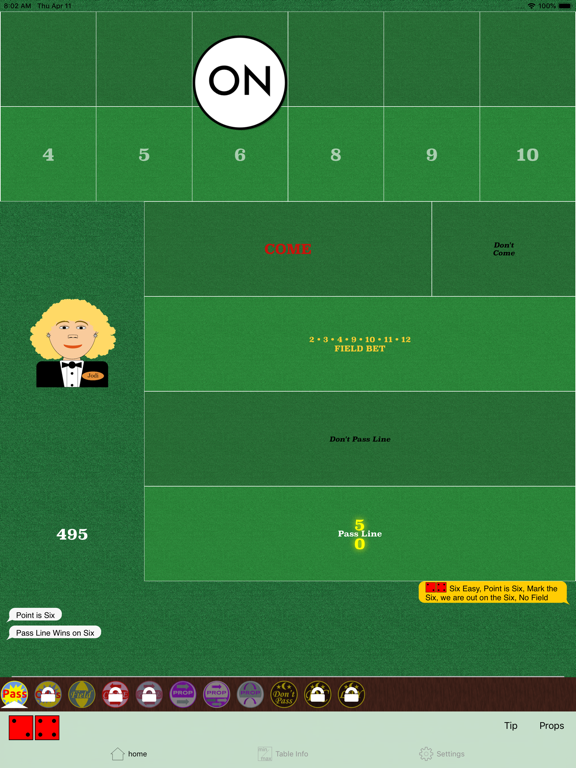 Screenshot #4 pour Learn Craps Yo