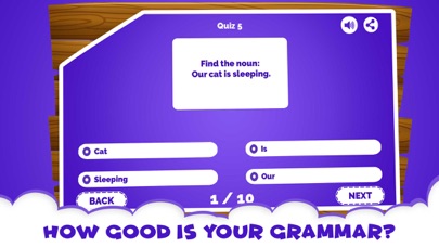 Learn Noun Quiz Games For Kids Screenshot