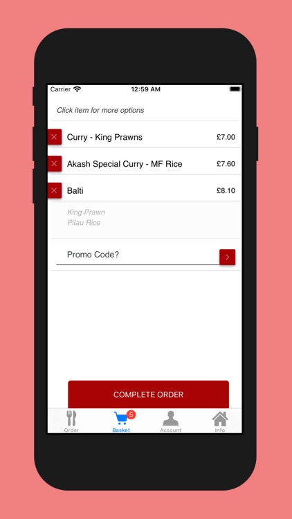 Akash Woodhouse Takeaway screenshot-3