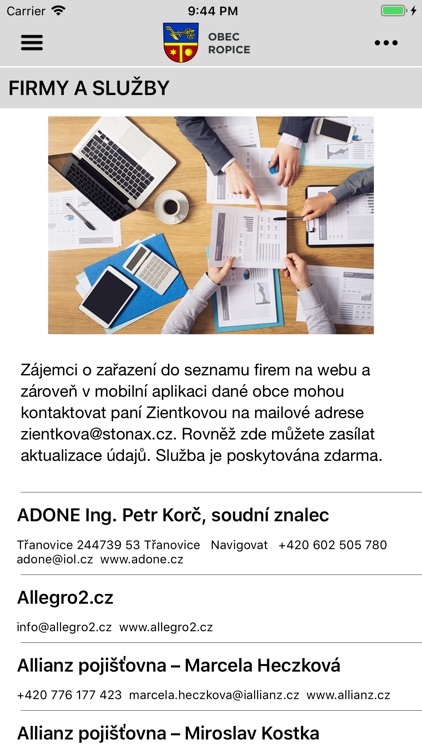 Obec Ropice screenshot-5