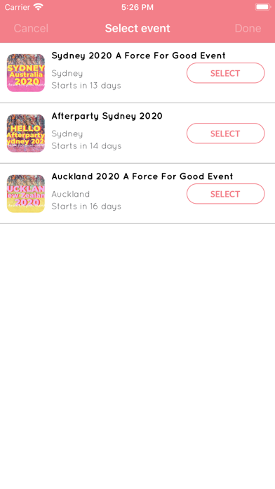Event Admin Screenshot 3 of 4