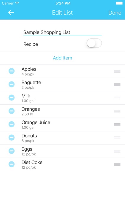 Grocery Listr | Lists