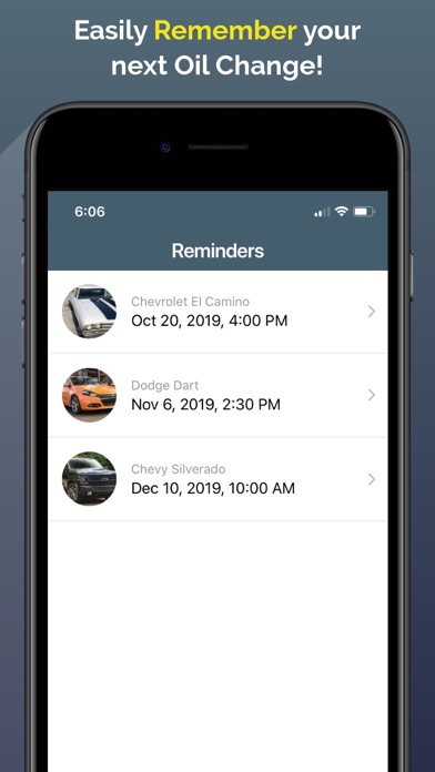 Screenshot #3 pour Oil Change App