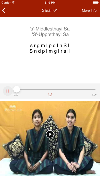 Indian Carnatic Music iPhone screenshot 4 - Entertainment app