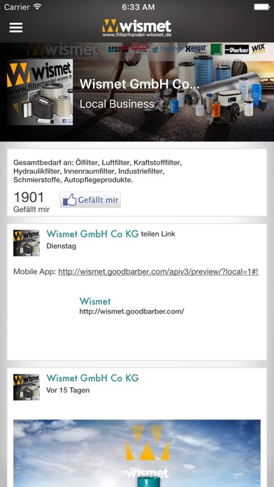 Screenshot #3 pour Filterhandel-Wismet