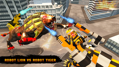 Screenshot #1 pour Robot Lion Vs Tiger Robot