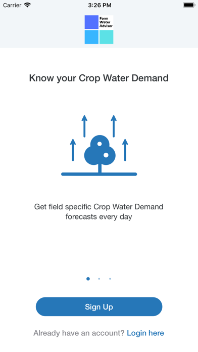 Farm Water Advisor Screenshot