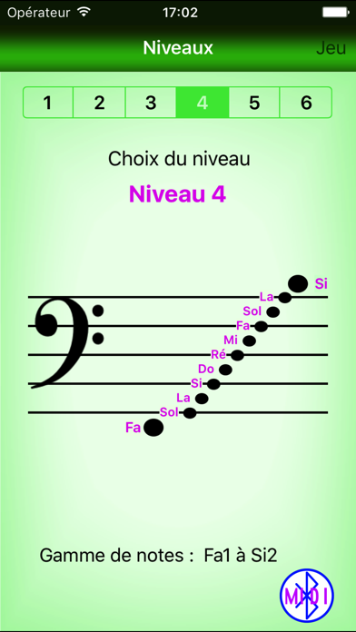 Screenshot #3 pour Speedy Note: Clef de Fa 4e