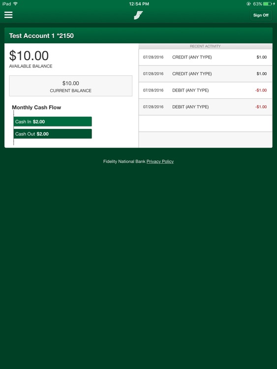 Fidelity Bank AR Bus Tablet