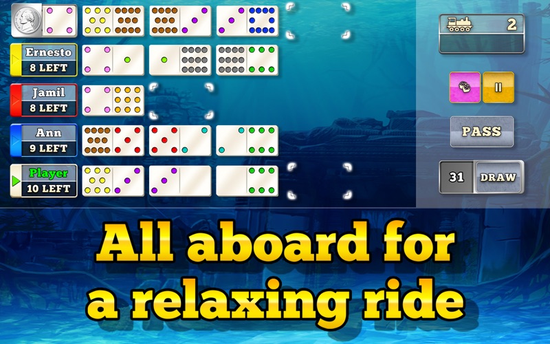 Screenshot #2 pour Mexican Train Dominoes Gold