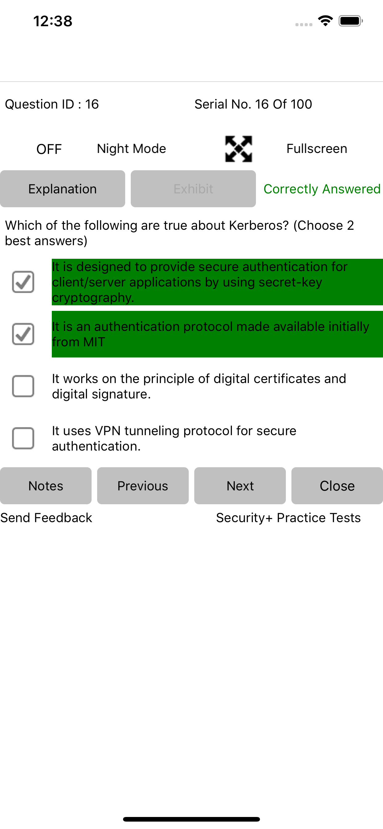 Exam Simulator For Security+ screenshot 8