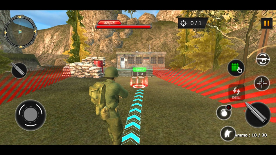 #2. Last Commando TPS Shooting (iOS) Bởi: The Game Storm Studios (Pvt) Ltd