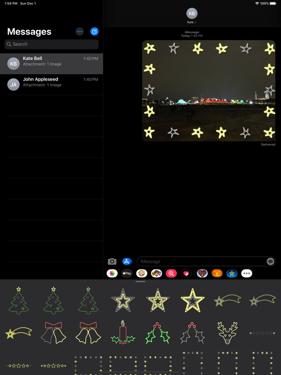 Screenshot #5 pour Christmas Neon Lights animated
