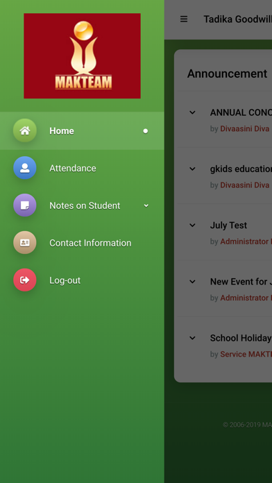 Adam Teacher Screenshot