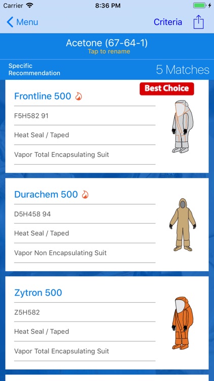 HazMatch® Protective Guide screenshot-3