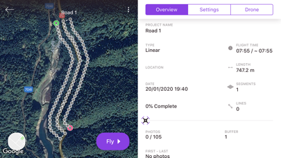 Tap2Map - DJI Flight Planner Screenshot