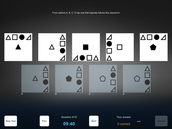 Abstract Reasoning Test iPad app afbeelding 1