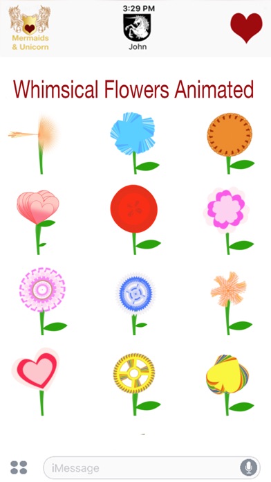 Whimsical Flowers Animated Screenshot