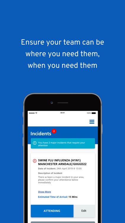Major Incident App