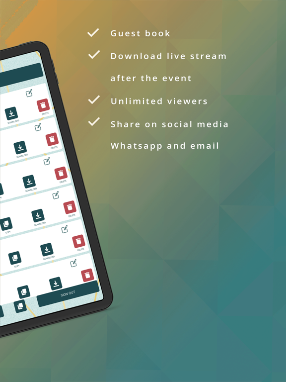 Screenshot #5 pour Event Livestream