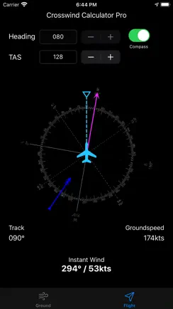 Crosswind Calculator Pro iPhone image 2