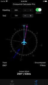 Crosswind Calculator Pro screenshot