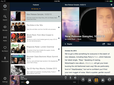 Napster screenshot 2