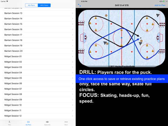 Hockey Practice Guide iPad screenshot 4 - Sports app