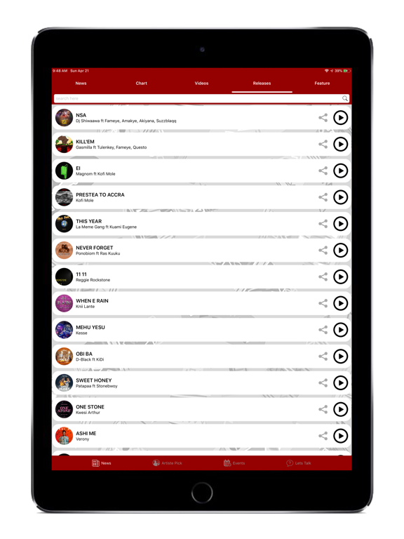 Screenshot #5 pour Ghana Music Live