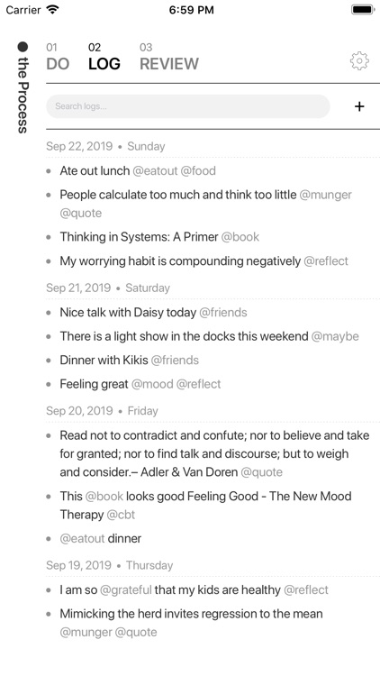 The Process: Personal Planner