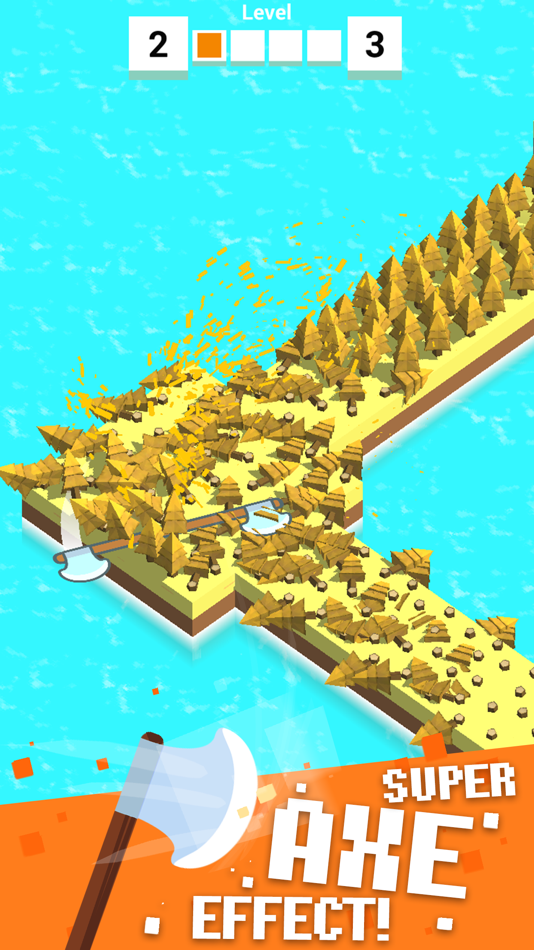 #3. Lumberjack - axe simulator (iOS) 由: Indigo Bunting
