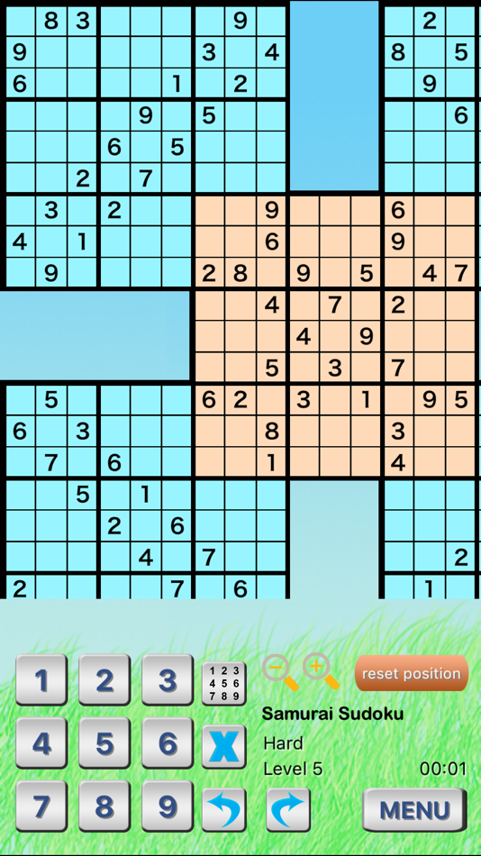 #5. Samurai Sudoku (iOS) Podle: Stanley Lam